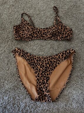 triangl swimwear Leopard Print Two-Piece Bikini